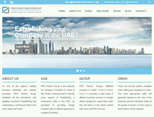 Tablet Screenshot of pro-partnership.com